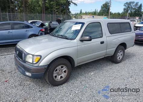 2001 Toyota Tacoma из США, поврежденный, VIN 5TENL42N71Z871296